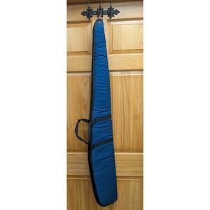 Sportline Made in USA Blue Canvas 51" Length Rifle Padded Holder Full Zip Hunt